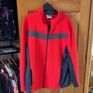 Spyder Red and Gray Performance Jacket